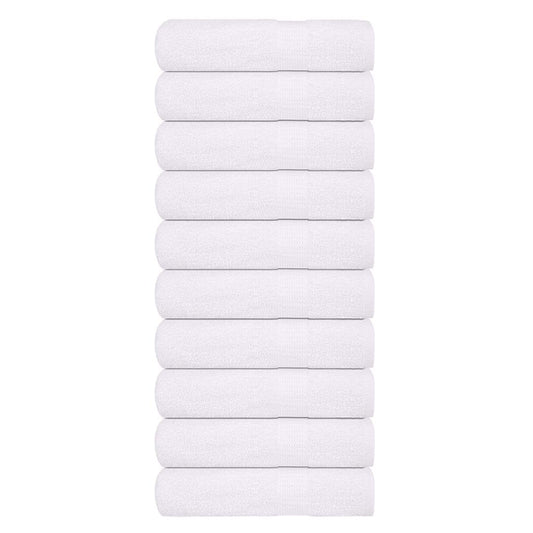 vidaXL Toallas de mano 10 piezas blanco 50x100cm 360 g/m² 100% algodón