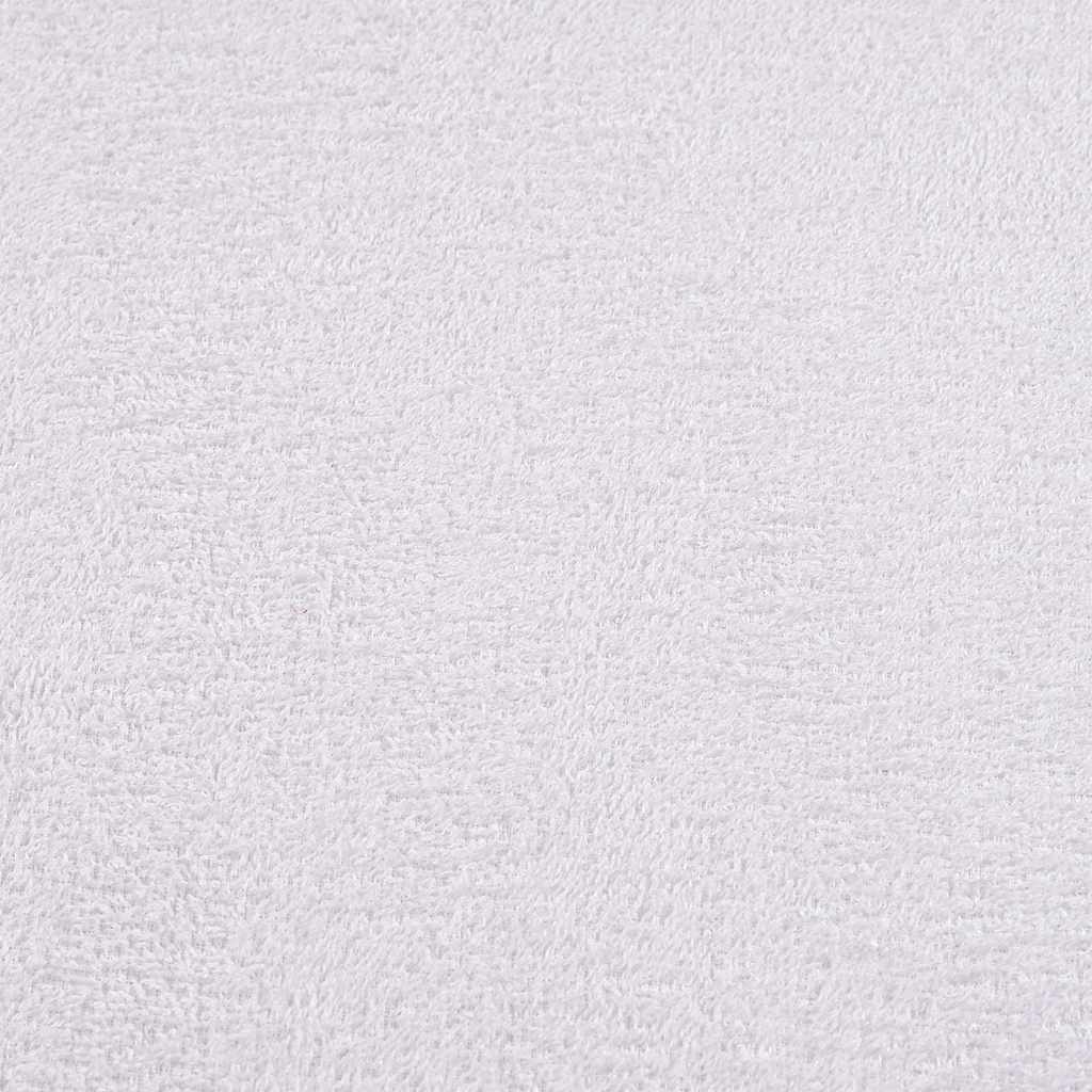 vidaXL Toallas 2 uds 100% algodón blanco 100x200 cm 600 gsm