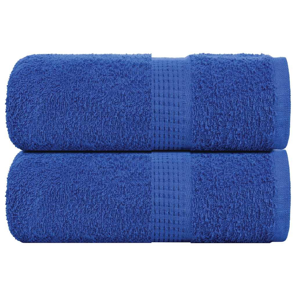 vidaXL Toallas de Jabón 2 piezas azul 30x30 cm 360 g/m² 100% algodón