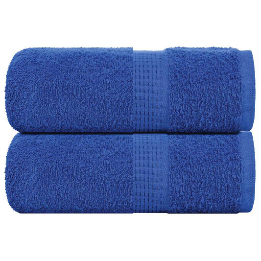 vidaXL Toallas de Jabón 2 piezas azul 30x30 cm 360 g/m² 100% algodón