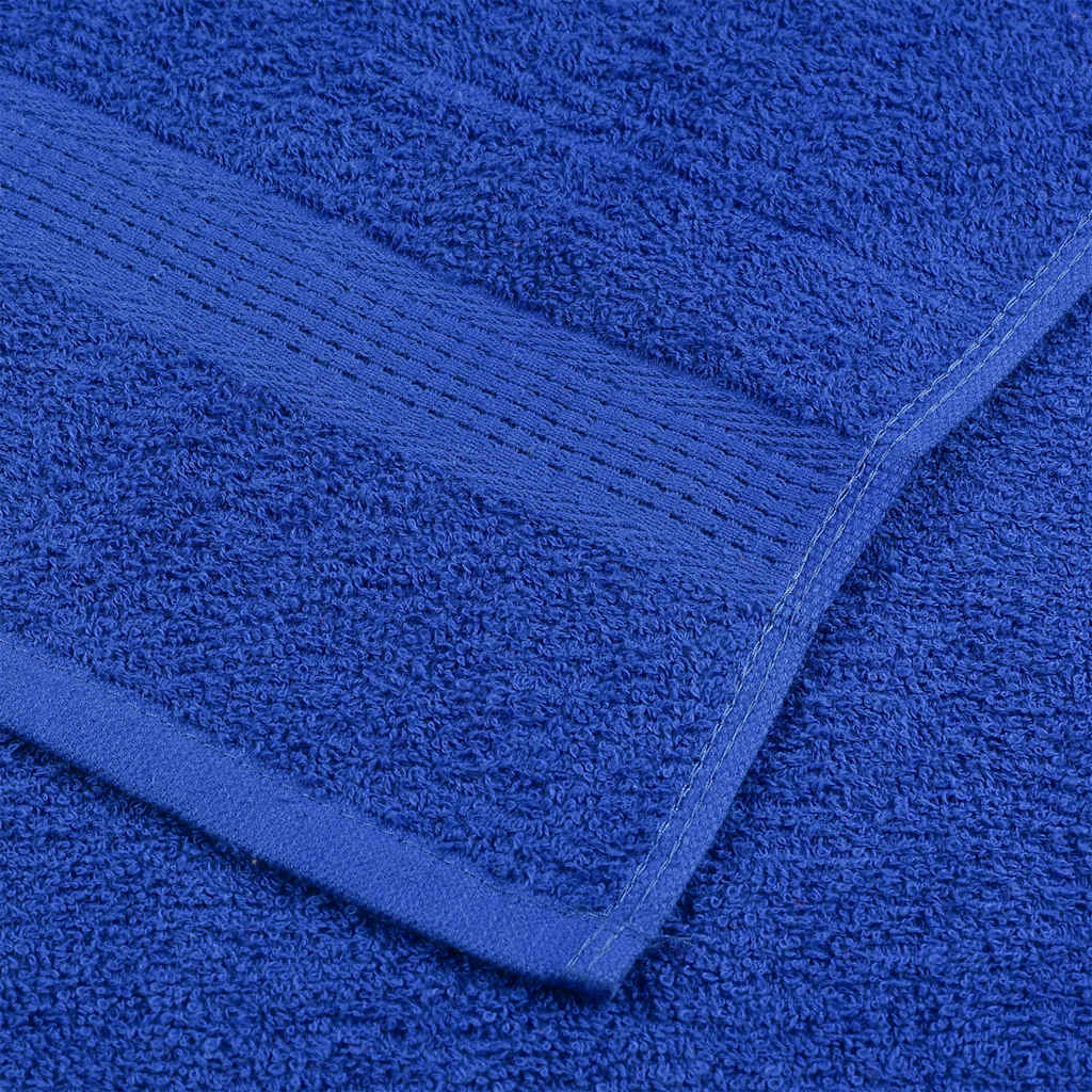 vidaXL Toallas de mano 10 piezas azul 50x100cm 360 g/m² 100% algodón