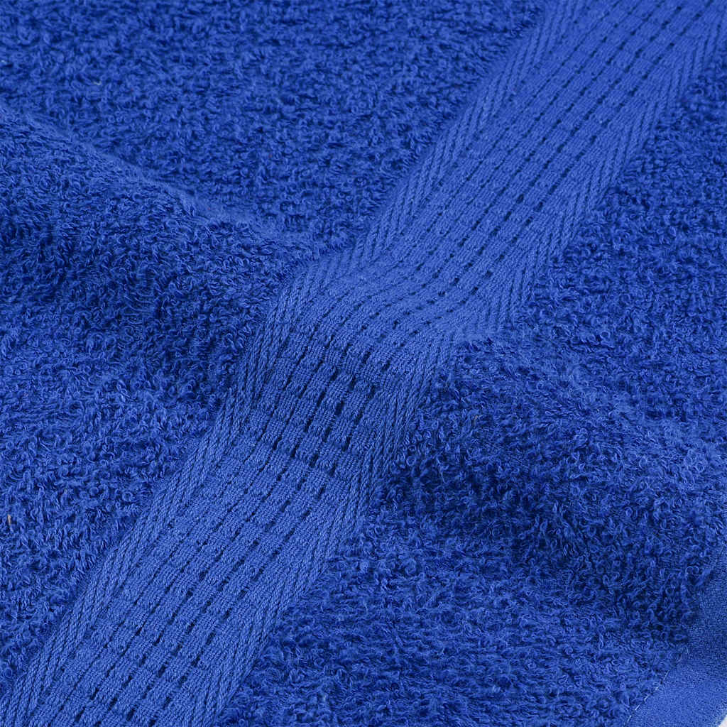 vidaXL Toallas de mano 10 piezas azul 50x100cm 360 g/m² 100% algodón