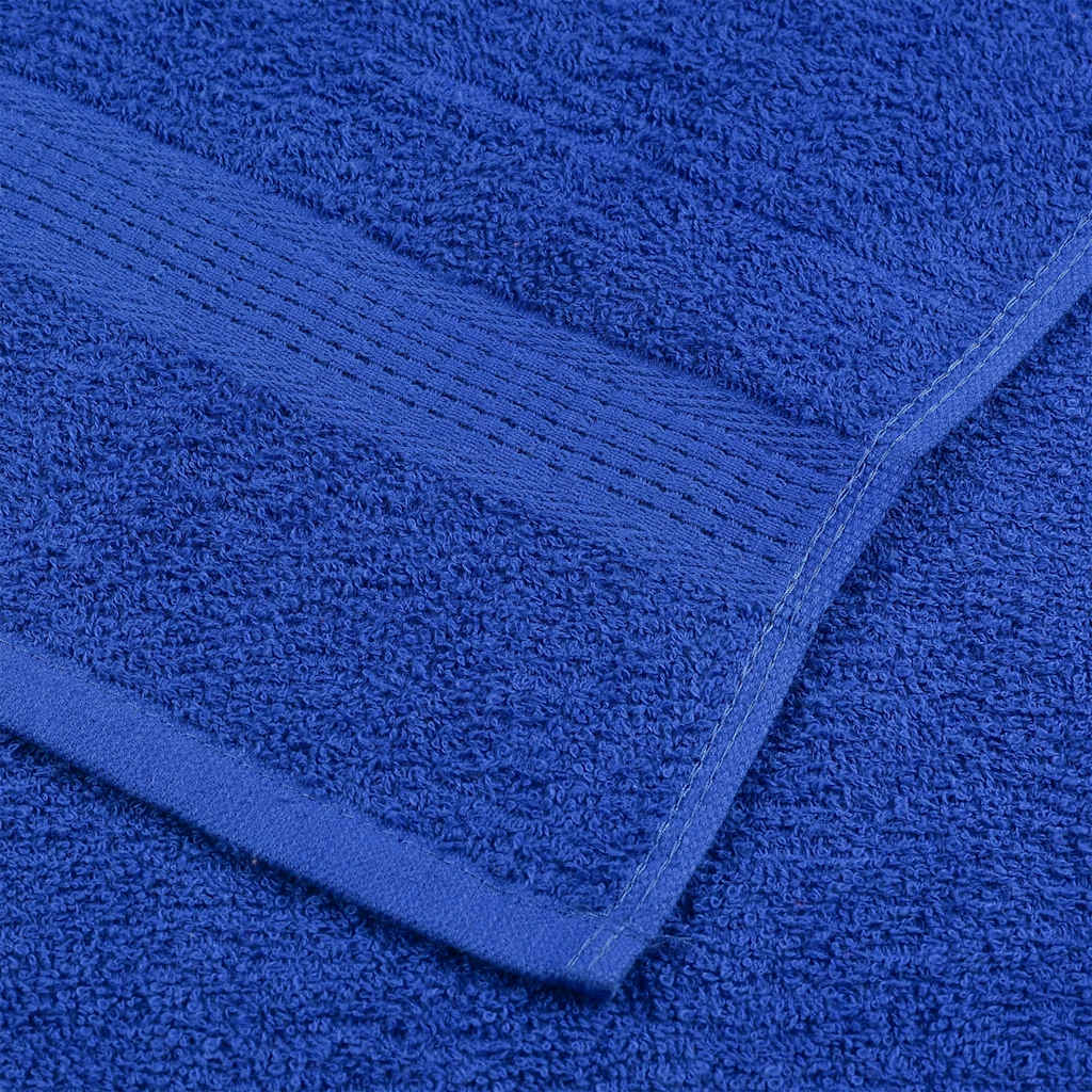 vidaXL Toallas de baño 10 uds azul 100x150 cm 360 g/m² 100% algodón