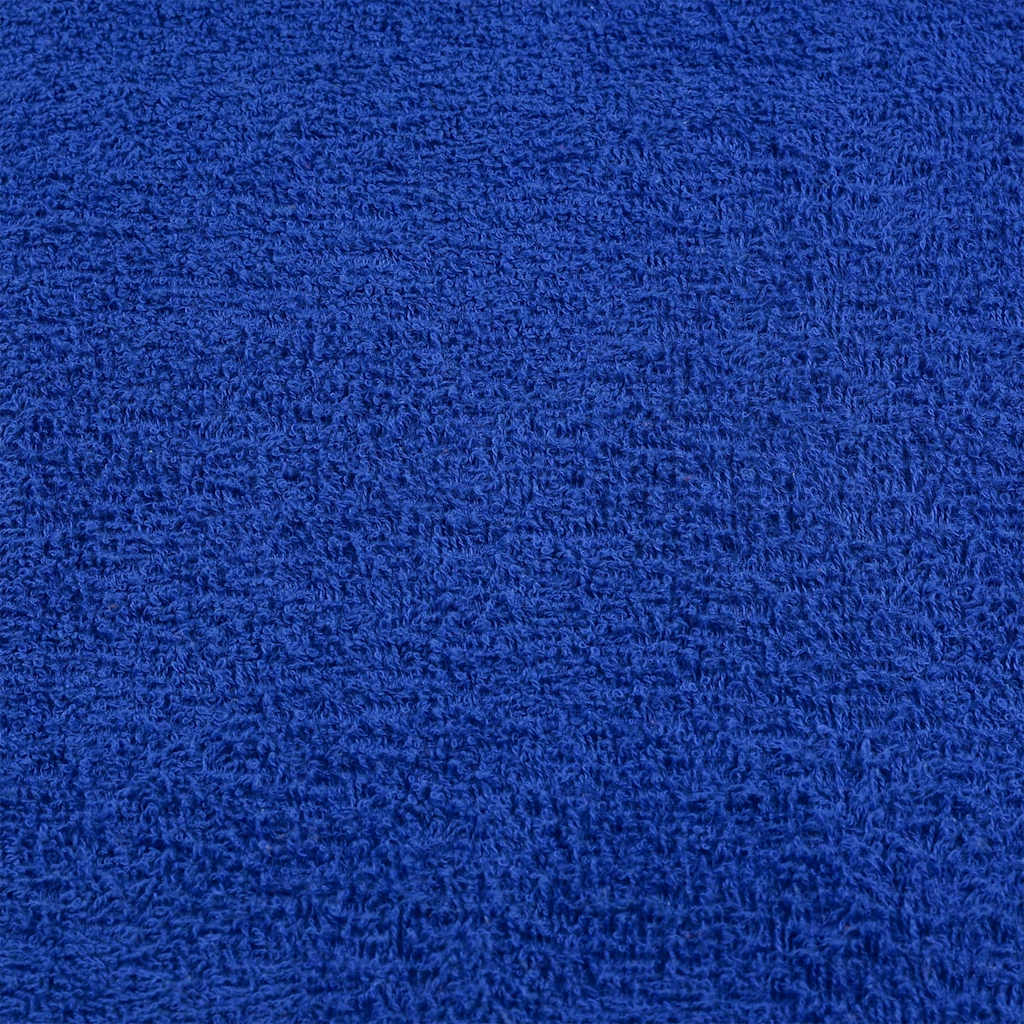 vidaXL Toallas 10 uds 100% algodón azul 100x200 cm 600 gsm