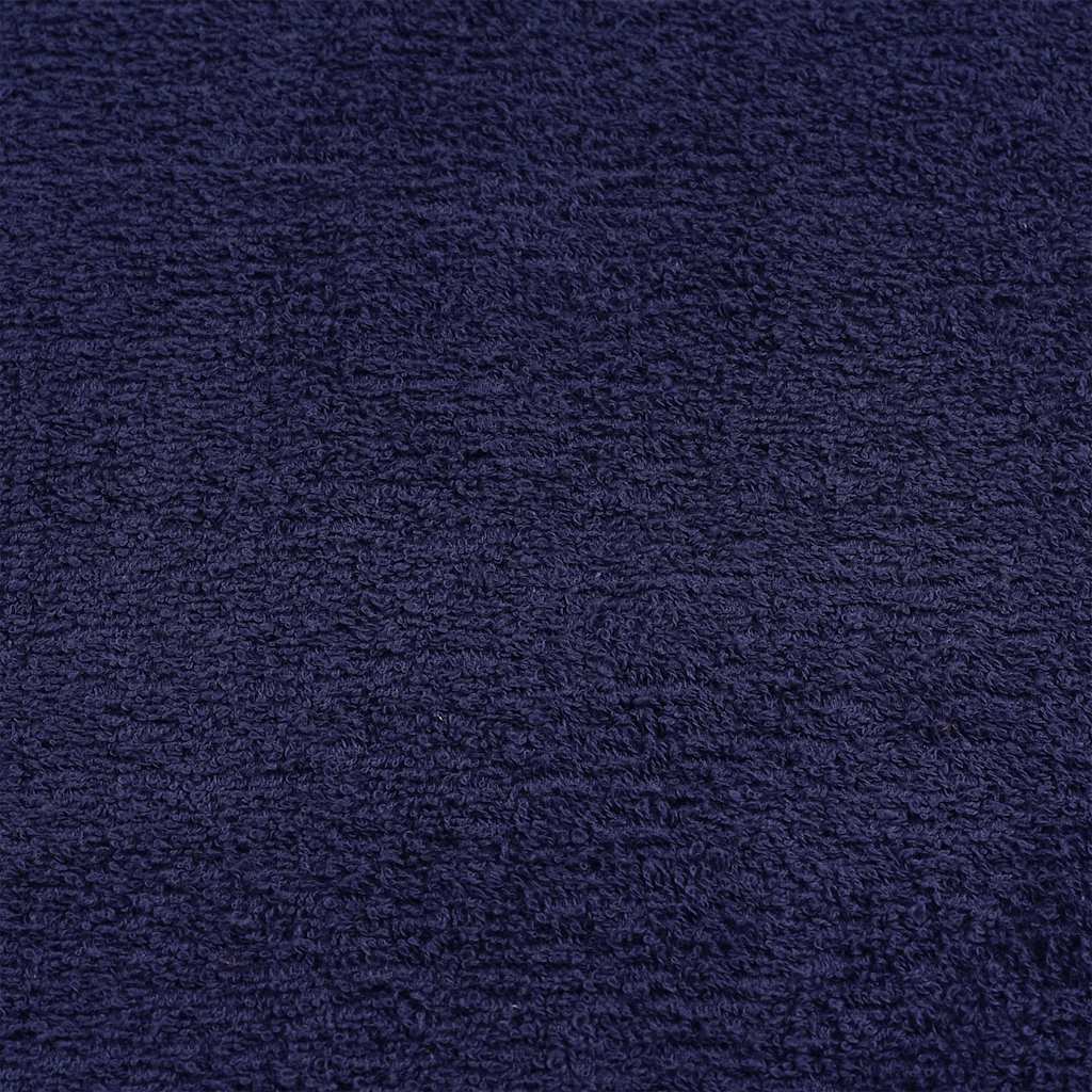 vidaXL Toallas de jabón 4uds azul marino 30x30 cm 360 gsm 100% algodón