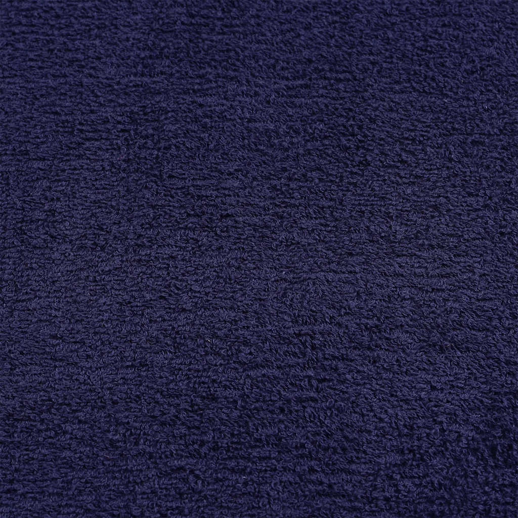 vidaXL Toallas de jabón 10 uds azul marino 30x30cm 360gsm 100% algodón