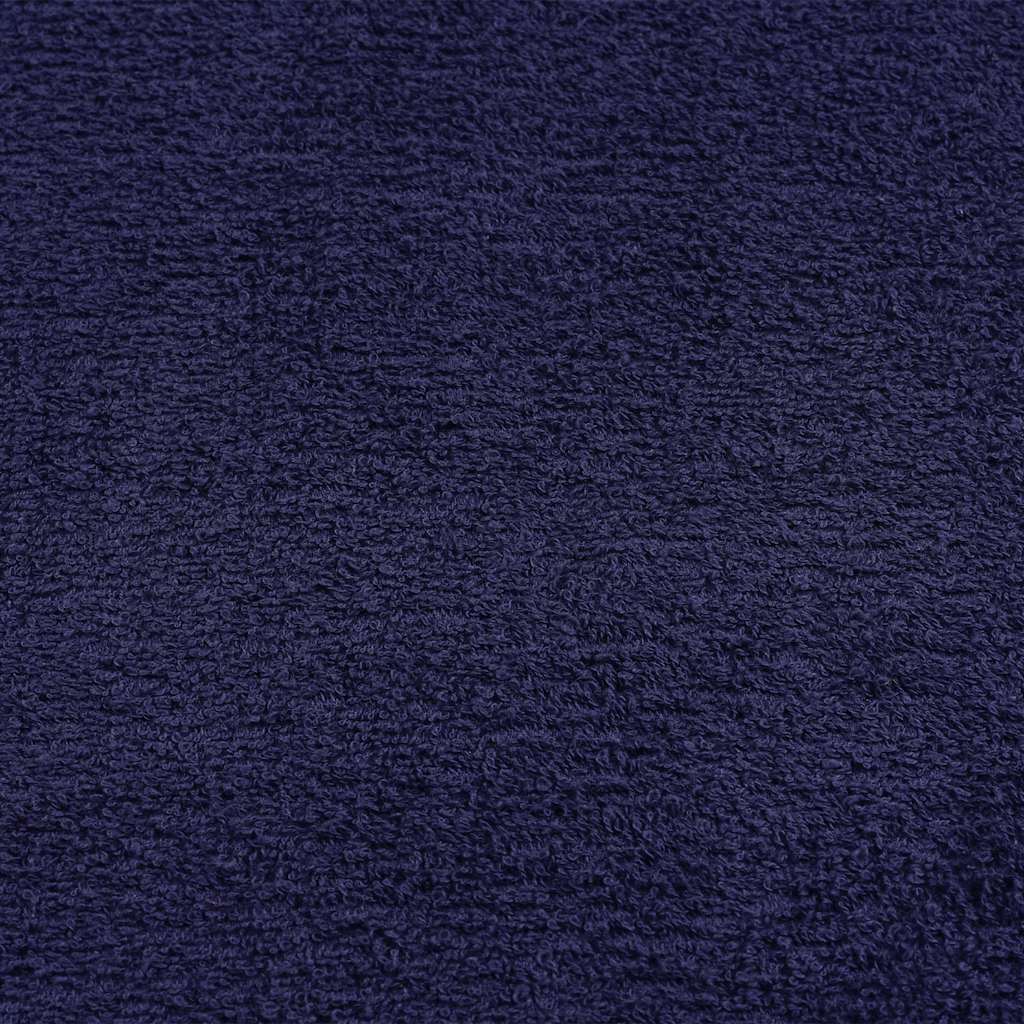 vidaXL Toallas de baño 4 uds azul marino 100x150cm 360gsm 100% algodón