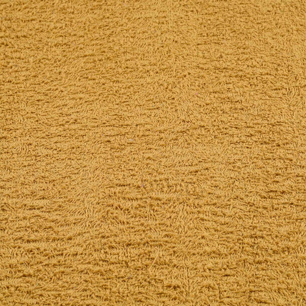 vidaXL Toallas 10 uds 100% algodón oro 30x30 cm 360 gsm