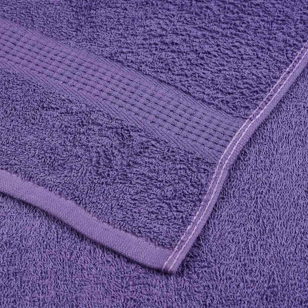 vidaXL Toallas de jabón 4 uds púrpura 30x30 cm 360 gsm 100% algodón