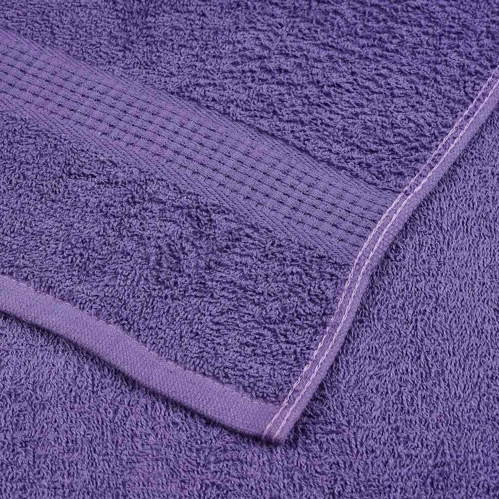 vidaXL Toallas de baño 2 uds morado 100x150 cm 360 gsm 100% algodón