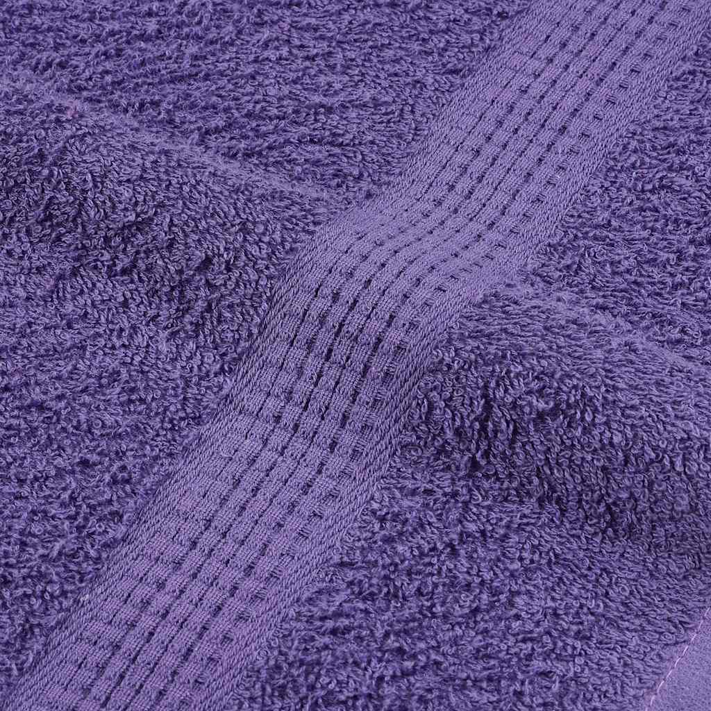 vidaXL Toallas de baño 2 uds morado 100x150 cm 360 gsm 100% algodón