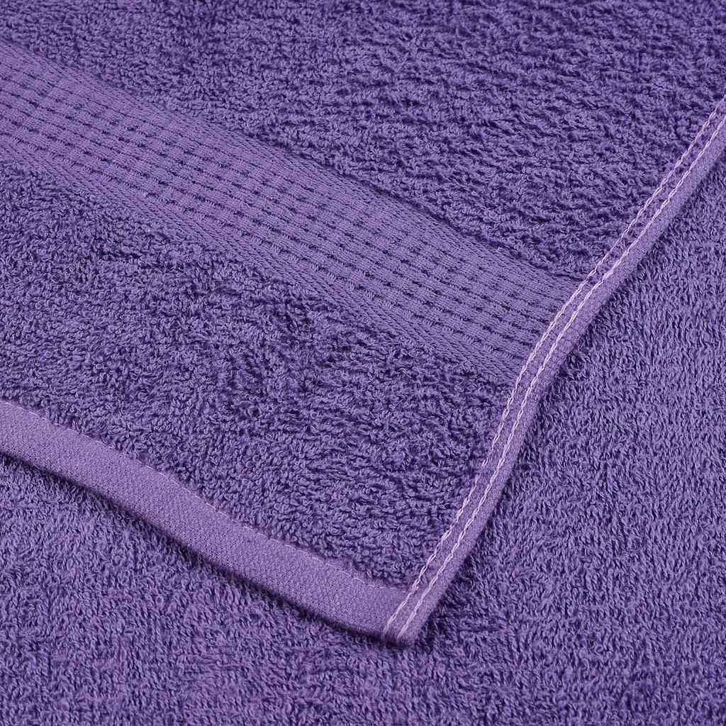 vidaXL Toallas de baño 4 uds morado 100x150 cm 360 gsm 100% algodón