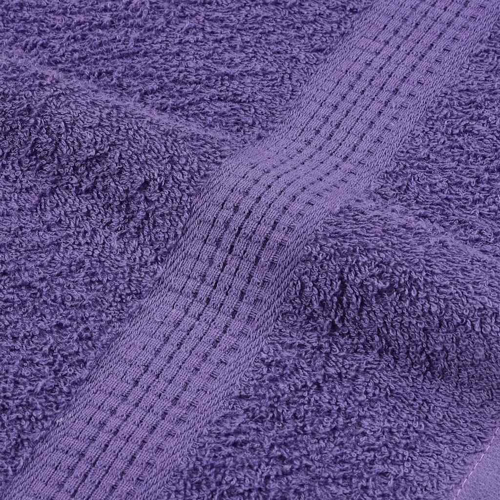 vidaXL Toallas de sauna 4 uds 100% algodón morado 80x200 cm 360 gsm