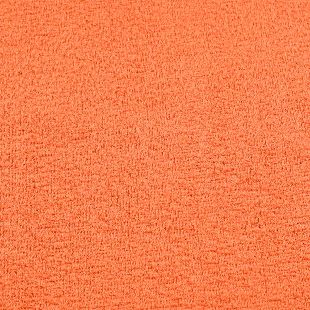 vidaXL Toallas de jabón 4 uds naranja 30x30 cm 360 gsm 100% algodón