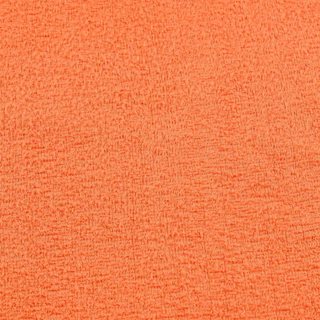 vidaXL Toallas de invitados 10uds 100% algodón naranja 70x140cm 360gsm