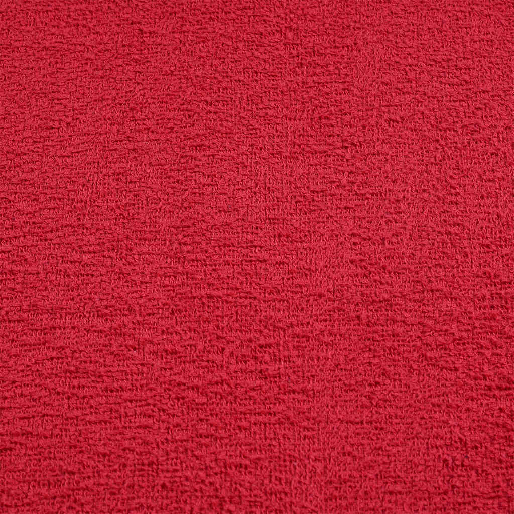 vidaXL Toallas 10 uds 100% algodón rojo 30x30 cm 360 gsm