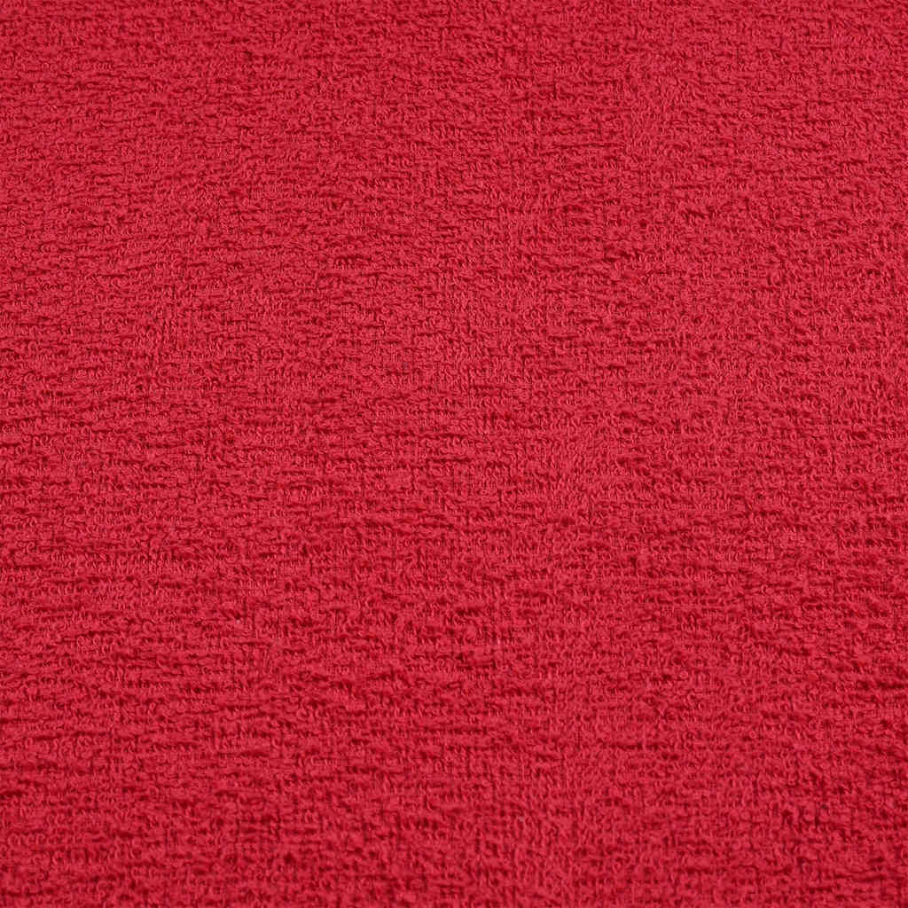 vidaXL Toallas de mano 10 uds rojo 50x100 cm 360 gsm 100% algodón