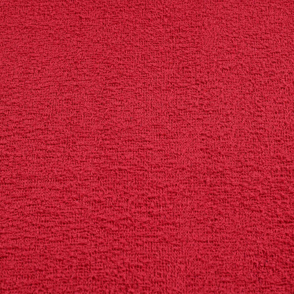 vidaXL Toallas de ducha 4 uds 100% algodón rojo 70x140 cm 360 gsm