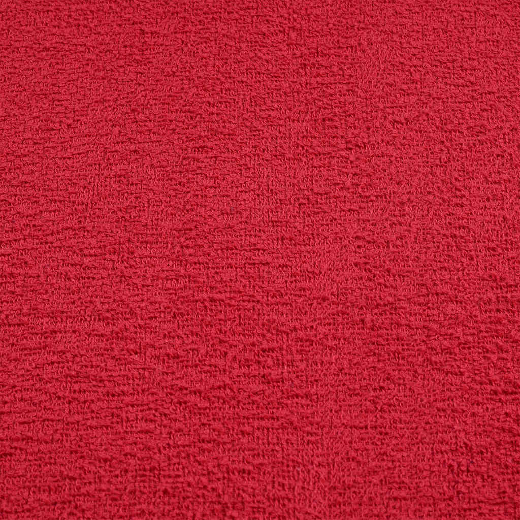 vidaXL Toallas de sauna 4 uds 100% algodón rojo 80x200 cm 360 gsm