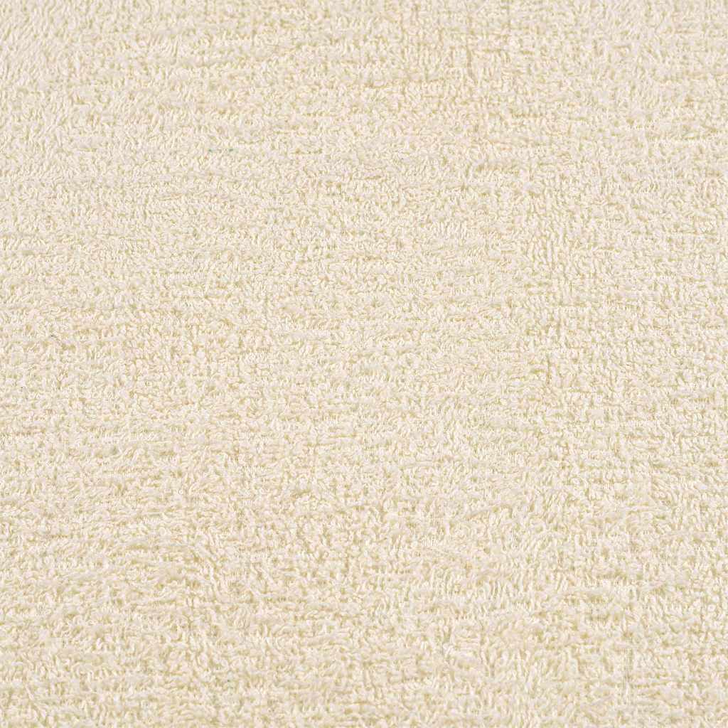 vidaXL Toallas de mano 2 uds 100% algodón crema 50x100 cm 360 gsm