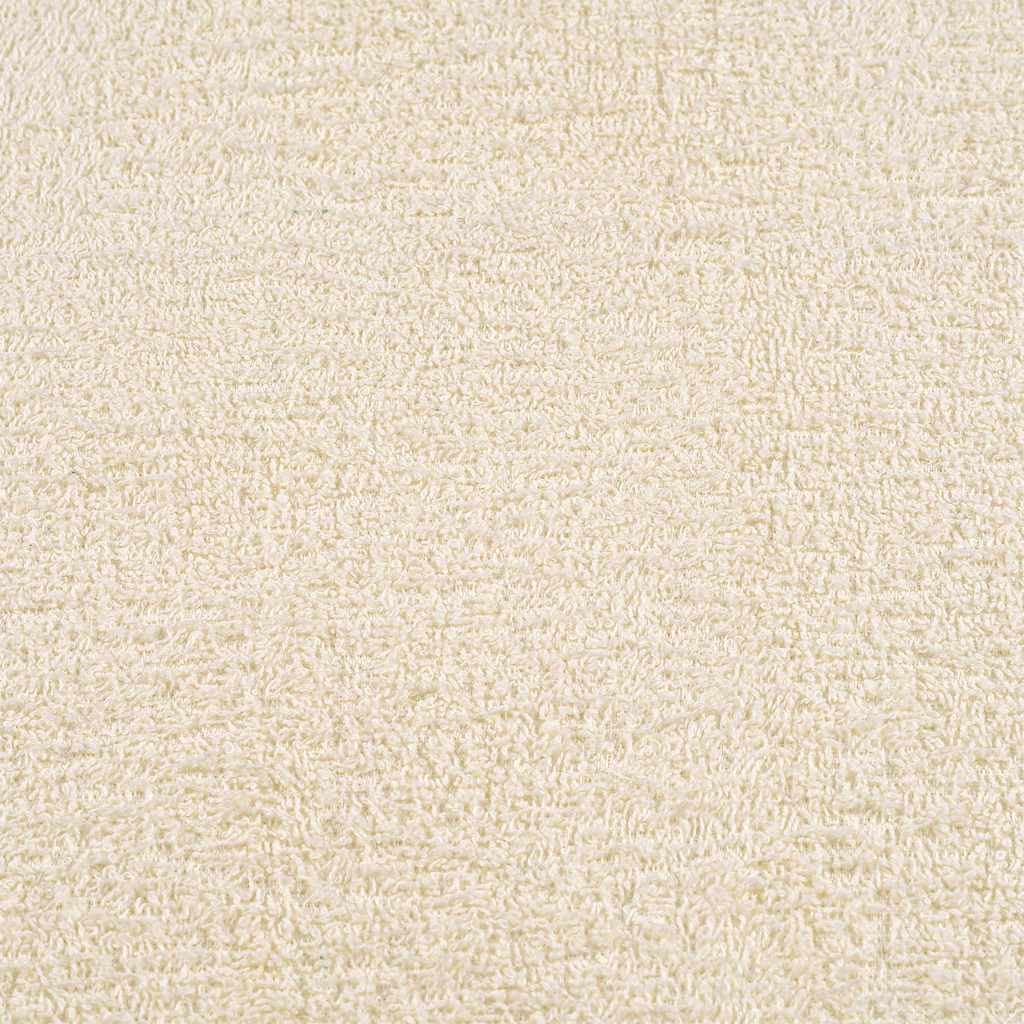 vidaXL Toallas de ducha 2 uds 100% algodón crema 70x140 cm 360 gsm