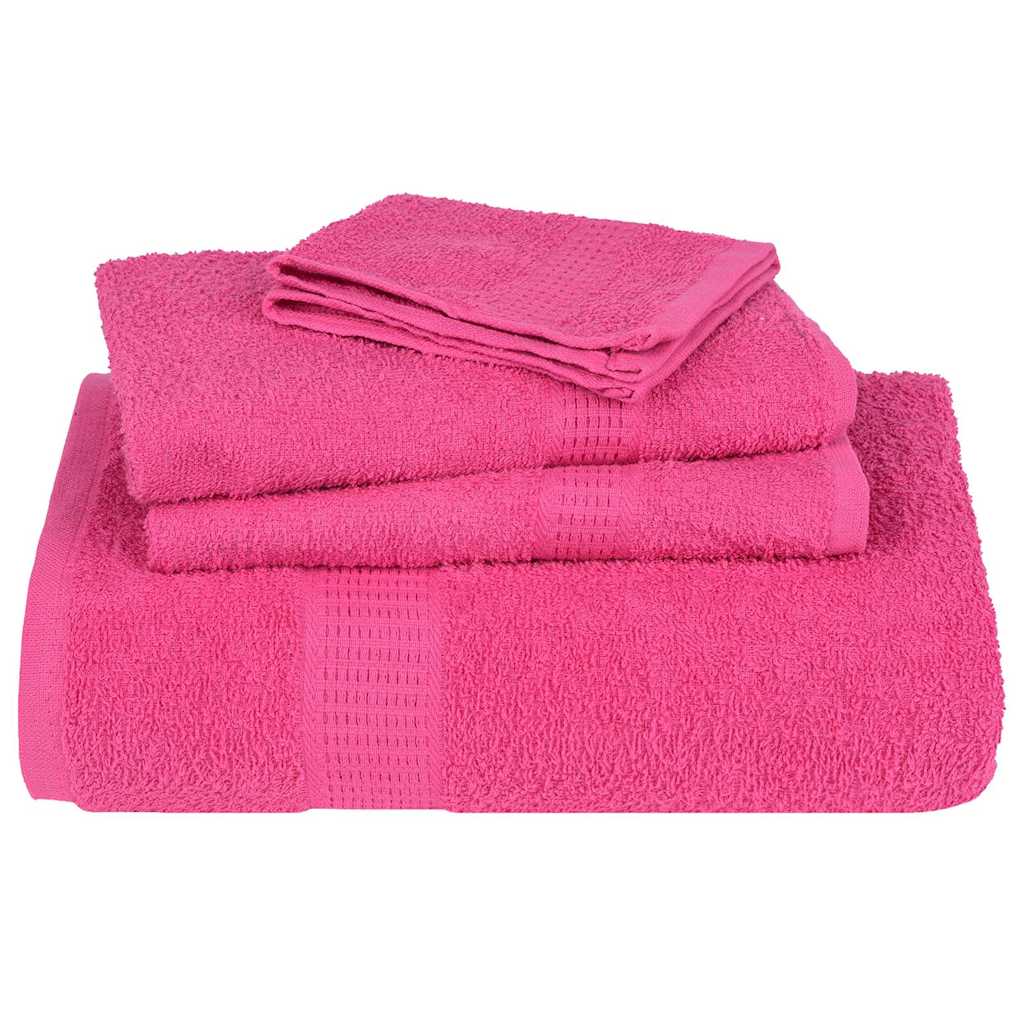 vidaXL Toallas de Mano 10 piezas Rosa 50x100 cm 360 g/m² 100% Algodón