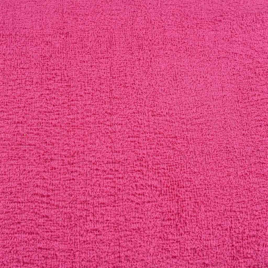 vidaXL Toallas de ducha 4 uds 100% algodón rosa 70x140 cm 360 gsm