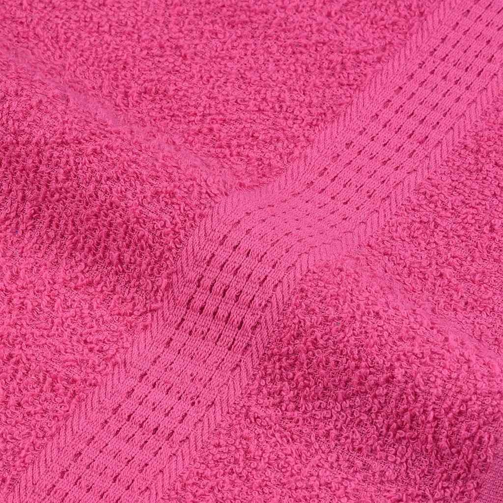 vidaXL Toallas de ducha 4 uds 100% algodón rosa 70x140 cm 360 gsm