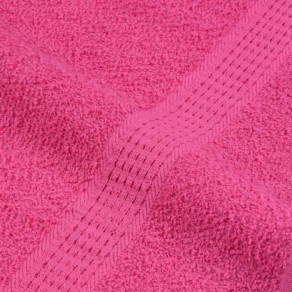 vidaXL Toallas de Baño 10 uds rosa 100x150 cm 360 g/m² 100% Algodón