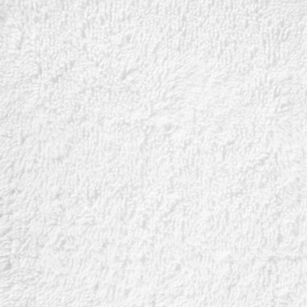 vidaXL Toallas de ducha SOLUND 25 unidades blanco 70x140 cm 600 gsm