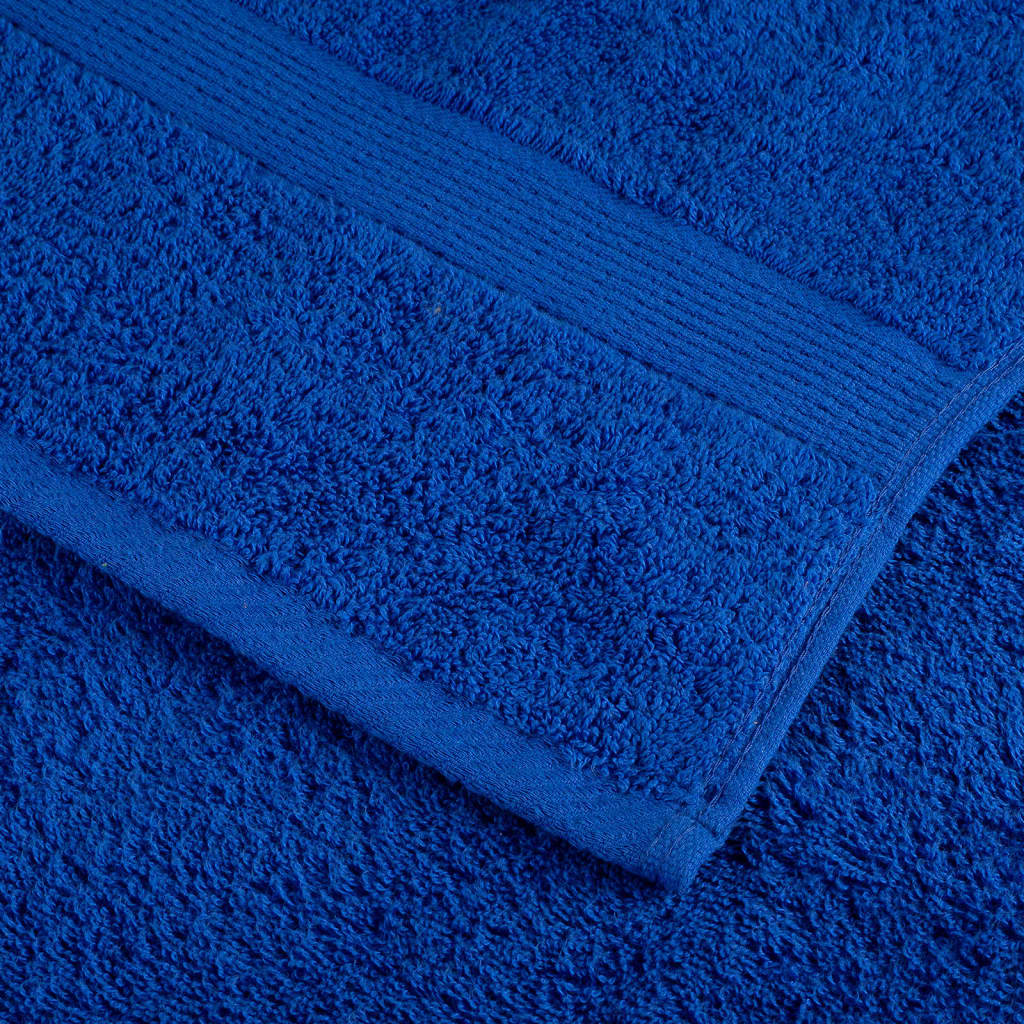 vidaXL Toallas SOLUND 2 unidades azul 30x30 cm 600 gsm