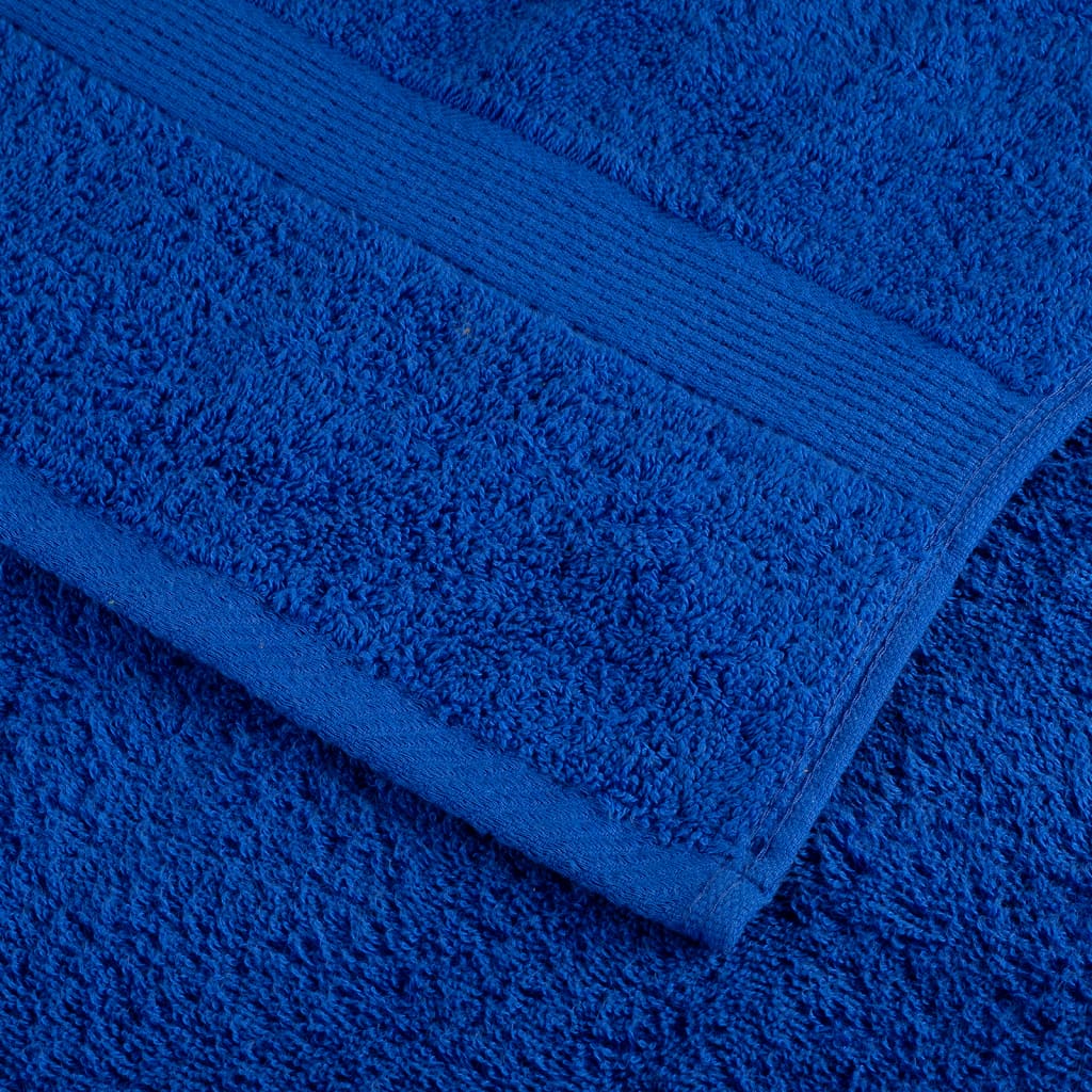 vidaXL Toallas de mano SOLUND 10 unidades azul 50x100 cm 600 gsm