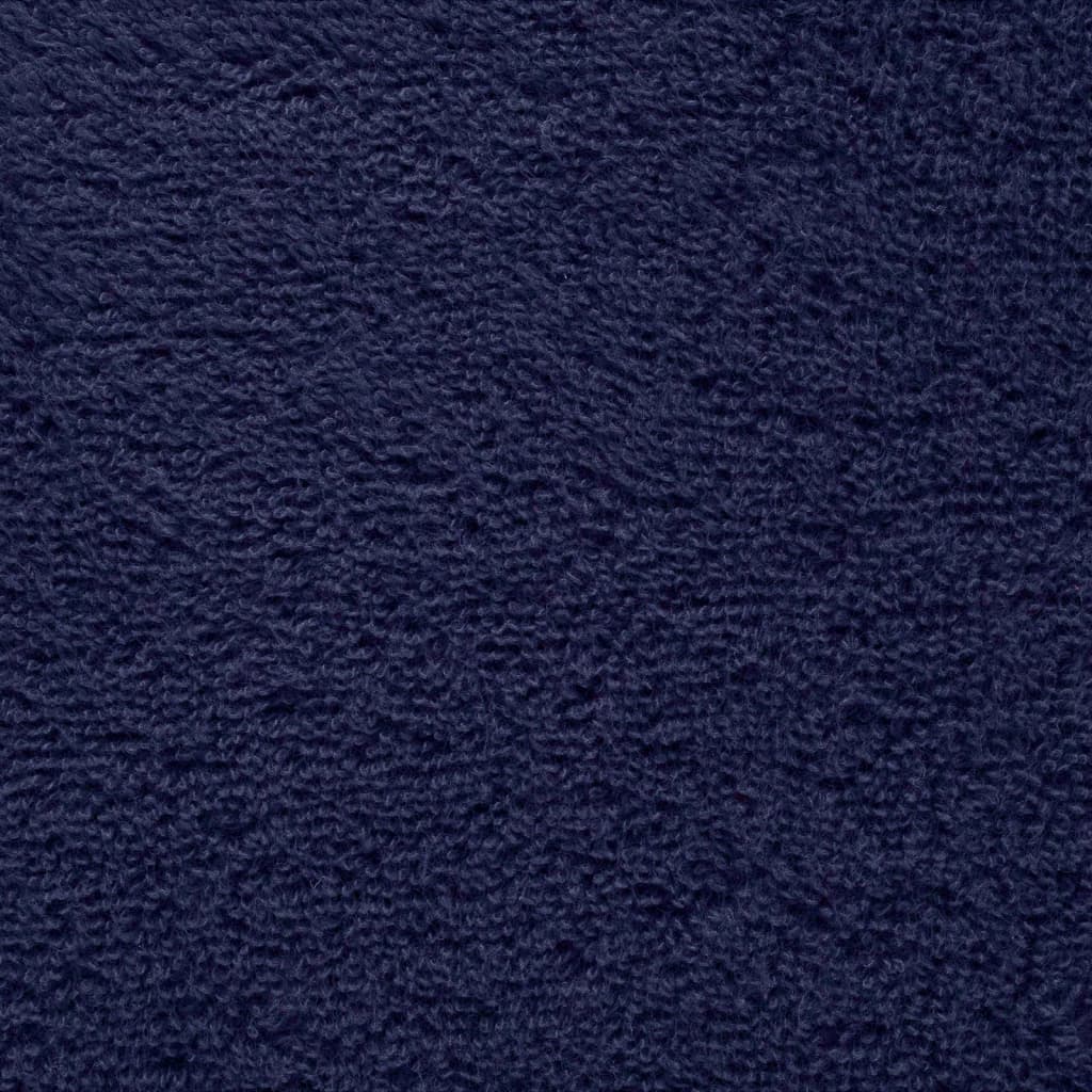 vidaXL Toallas SOLUND 10 uds azul marino 30x30 cm 600 gsm