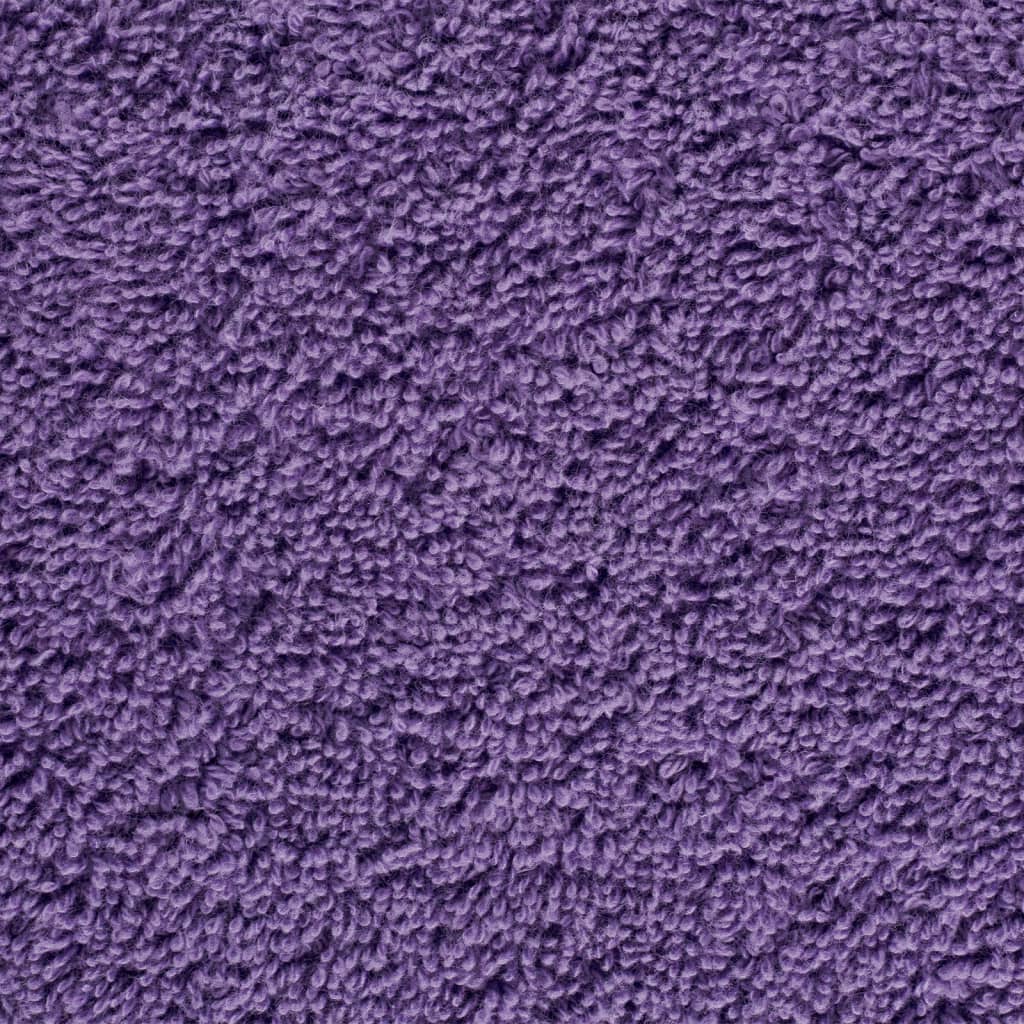 vidaXL Toallas SOLUND 10 unidades morado 30x30 cm 600 gsm