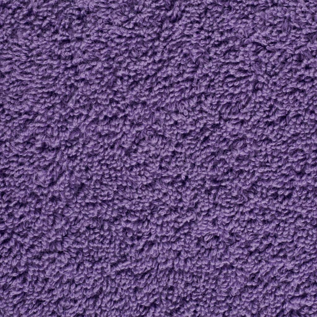 vidaXL Toallas premium SOLUND 2 unidades morado 100x200 cm 600 gsm