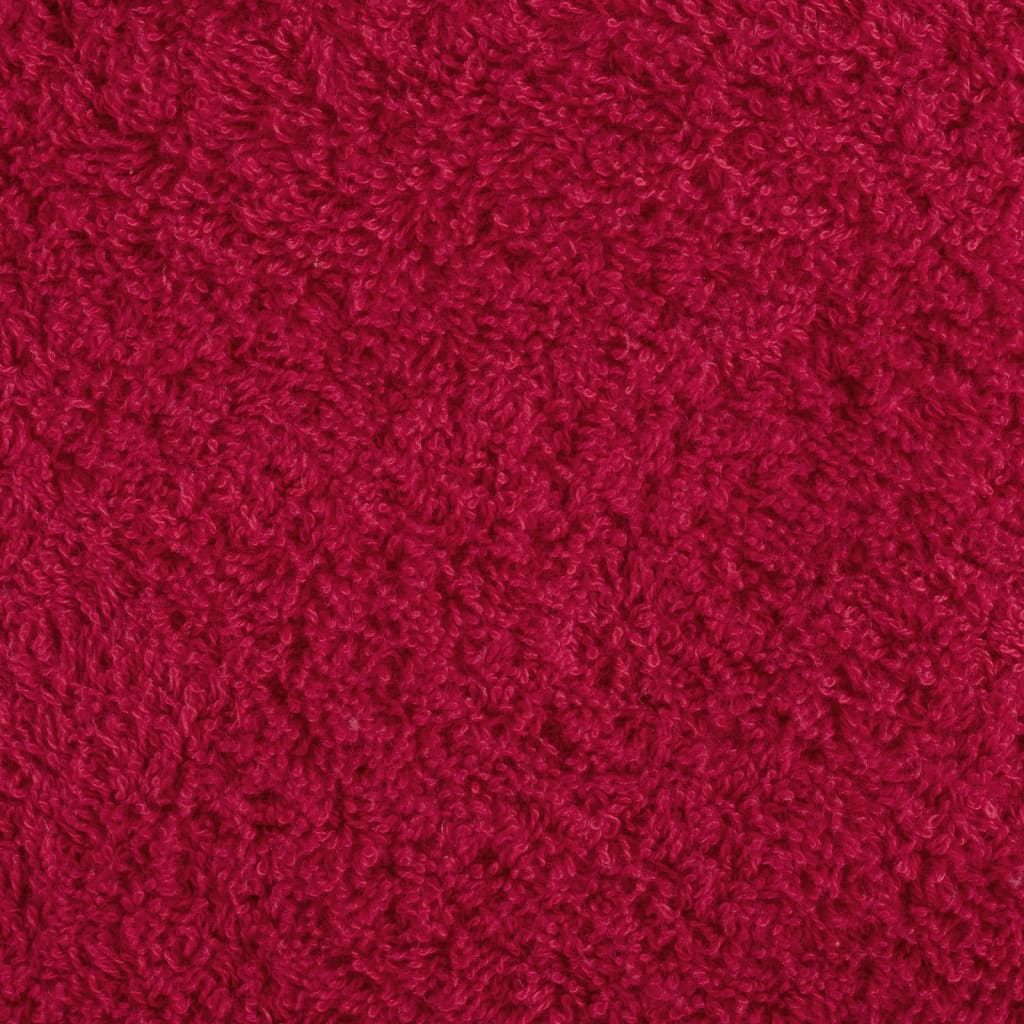 vidaXL Toallas SOLUND 2 unidades rojo 30x30 cm 600 gsm