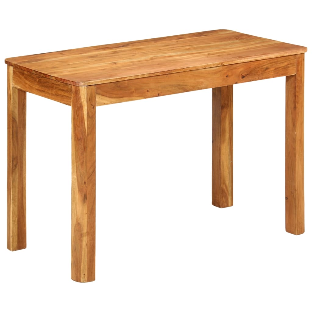 vidaXL Mesa de comedor madera maciza de acacia 110x55x76 cm