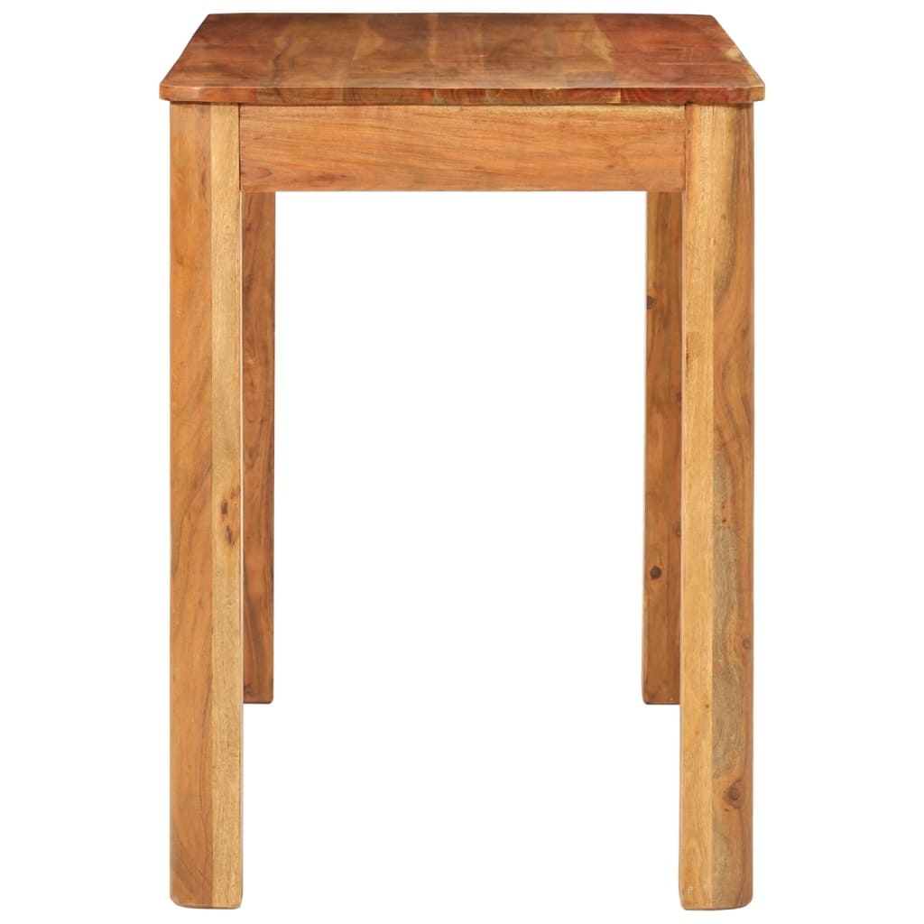 vidaXL Mesa de comedor madera maciza de acacia 110x55x76 cm