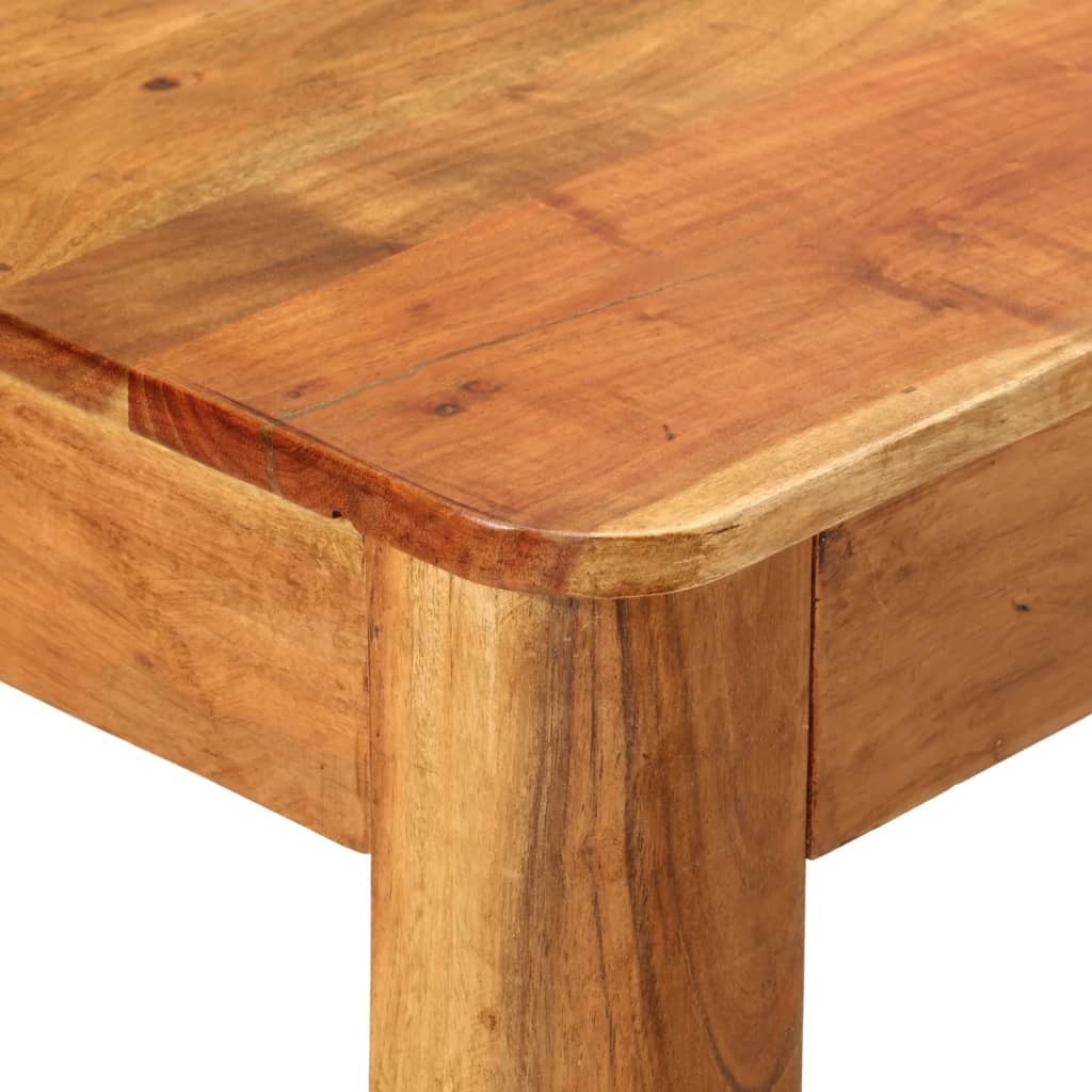 vidaXL Mesa de comedor madera maciza de acacia 110x55x76 cm