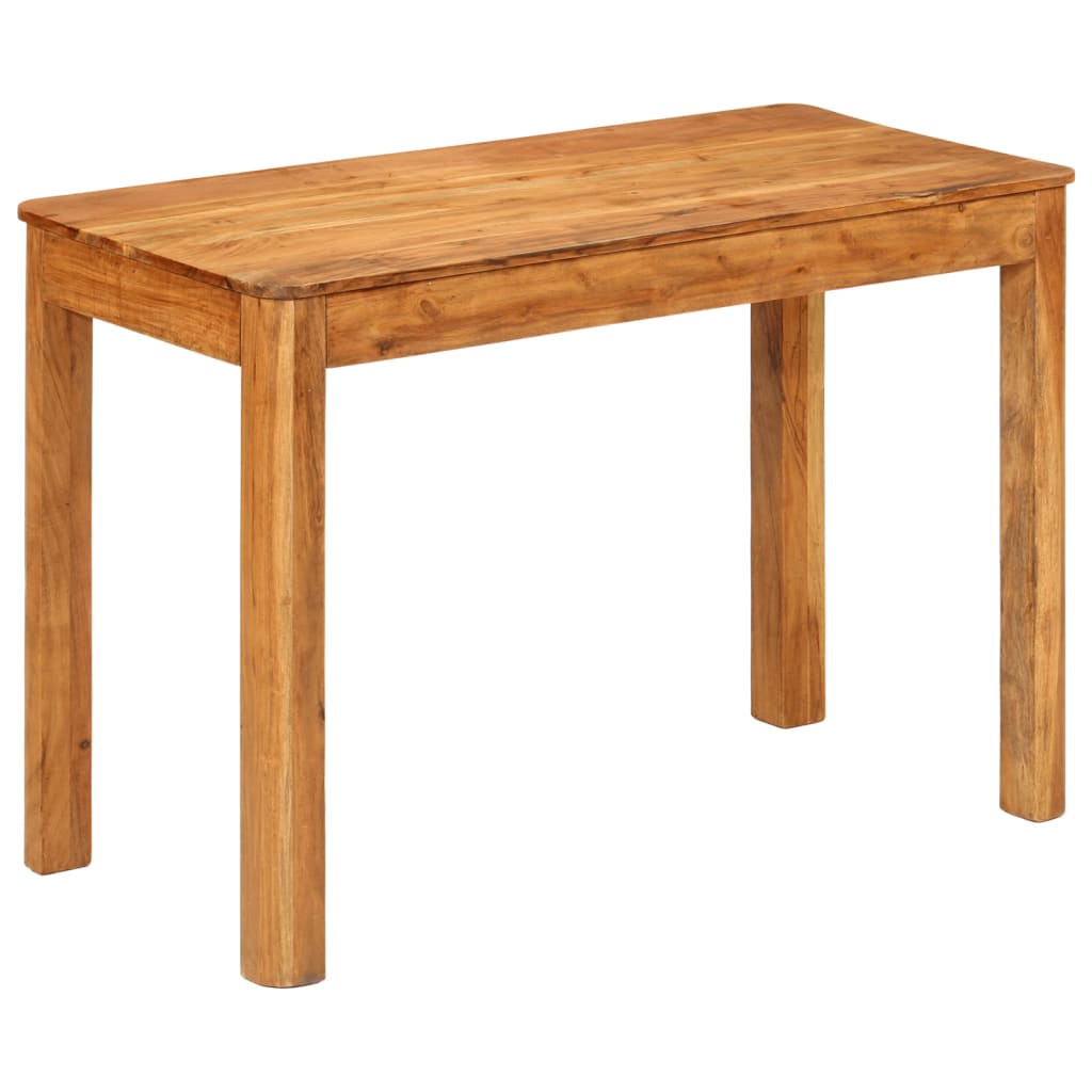 vidaXL Mesa de comedor madera maciza de acacia 110x55x76 cm