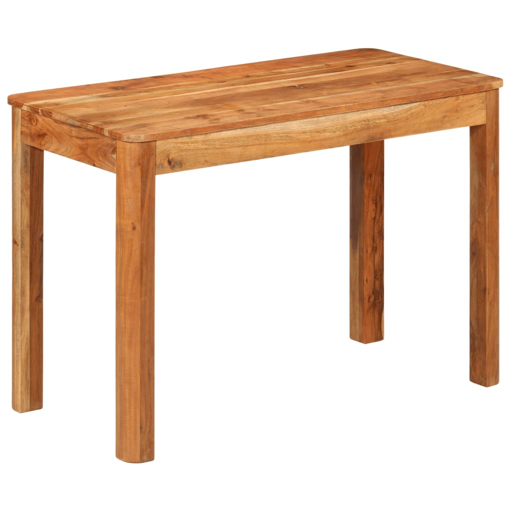 vidaXL Mesa de comedor madera maciza de acacia 110x55x76 cm