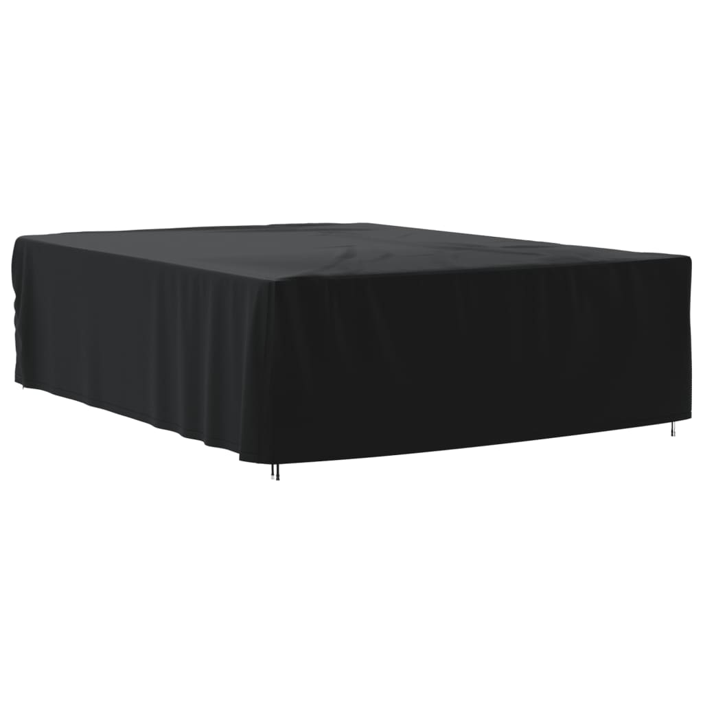 vidaXL Cubierta para muebles de jardín Oxford 420D negro 350x260x90 cm