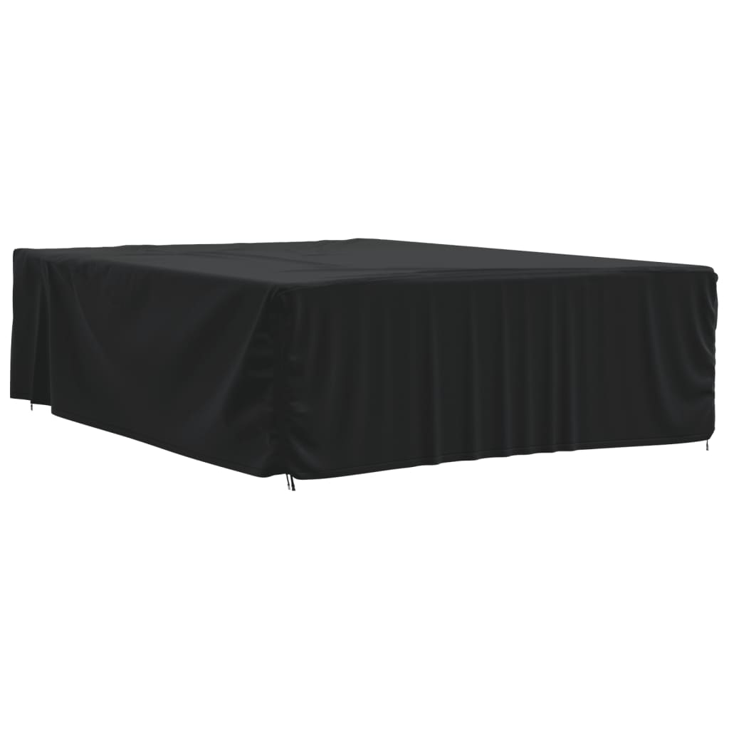 vidaXL Cubierta para muebles de jardín Oxford 420D negro 350x260x90 cm