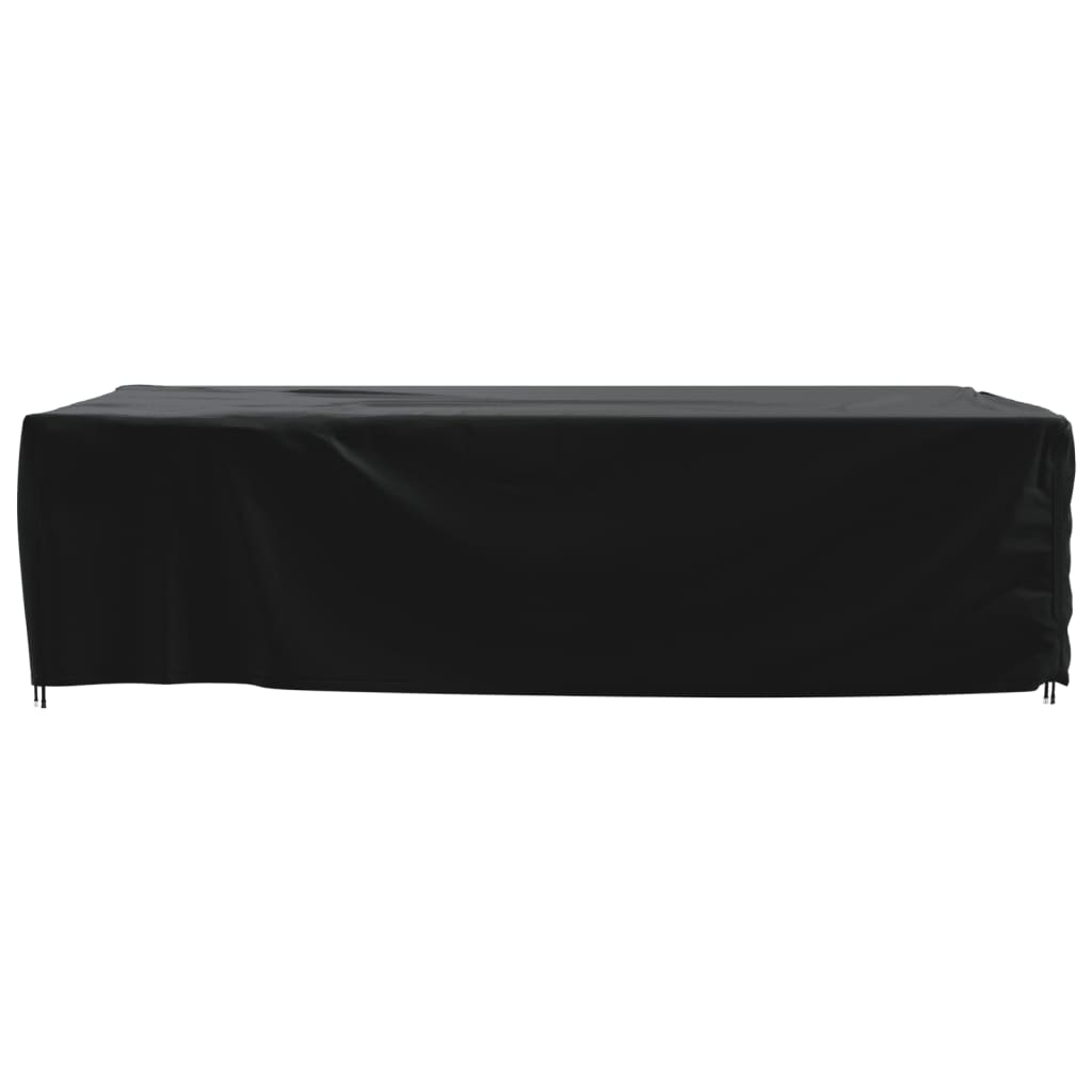 vidaXL Cubierta para muebles de jardín Oxford 420D negro 350x260x90 cm