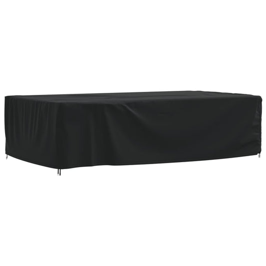 vidaXL Cubierta para muebles de jardín Oxford 420D negro 315x180x74 cm