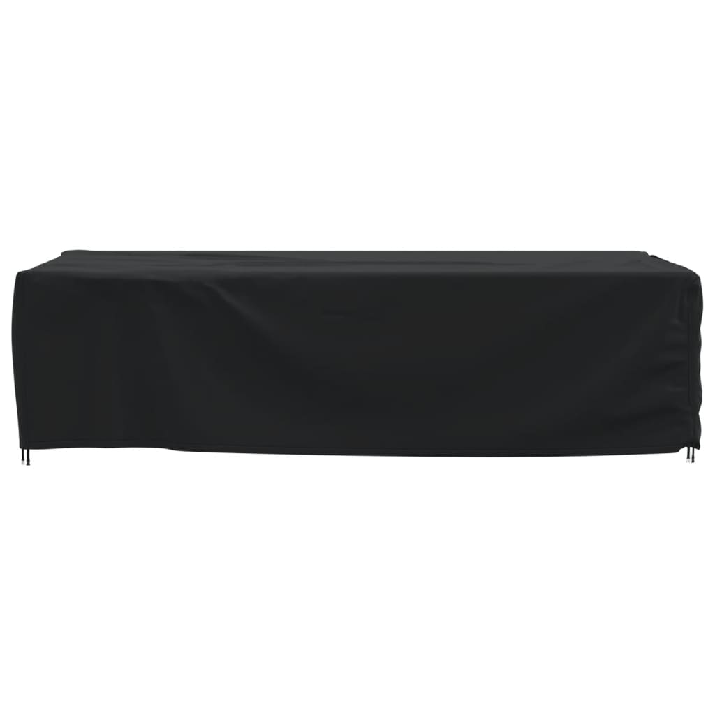 vidaXL Cubierta para muebles de jardín Oxford 420D negro 315x180x74 cm