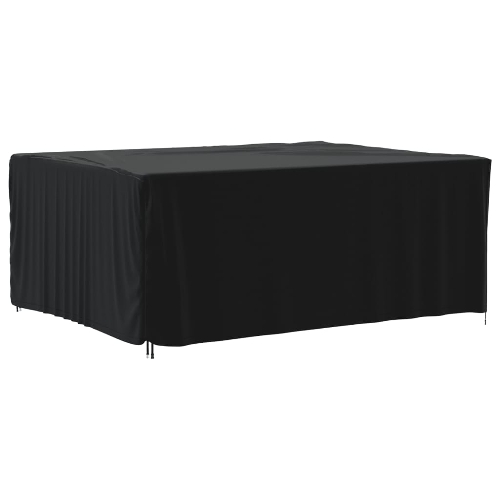 vidaXL Cubierta para muebles de jardín Oxford 420D negro 242x182x100cm