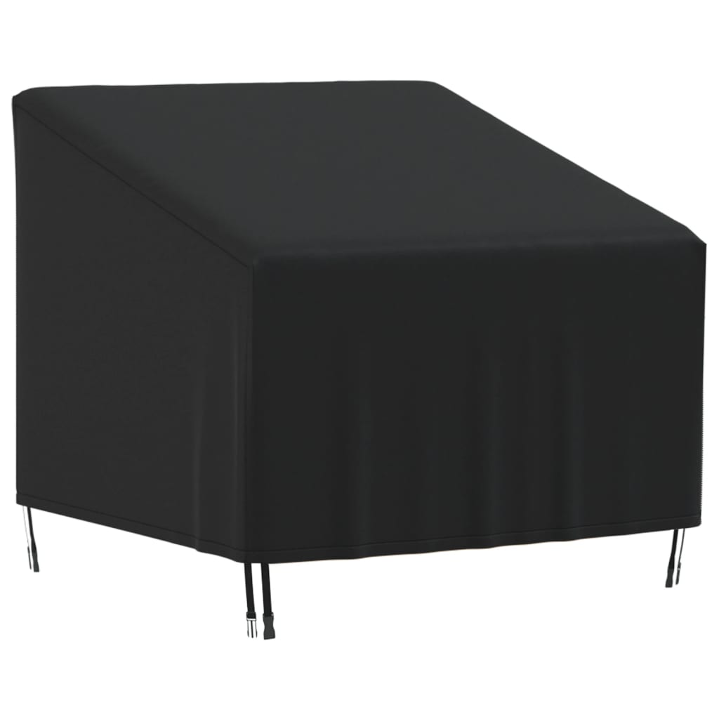 vidaXL Cubierta para silla de jardín Oxford 420D negro 90x90x50/75 cm