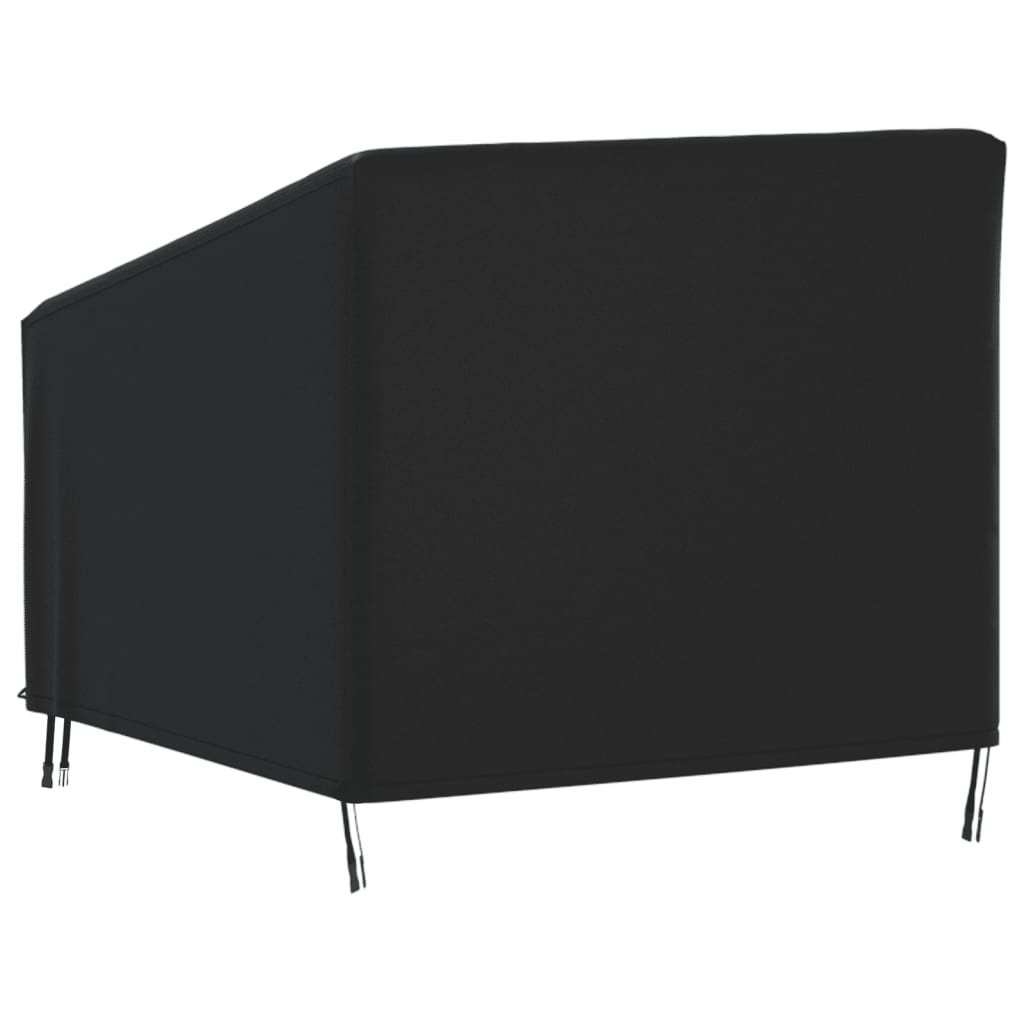 vidaXL Cubierta para silla de jardín Oxford 420D negro 90x90x50/75 cm