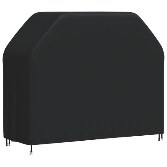 vidaXL Cubierta para barbacoa Oxford 420D negro 140x58x106 cm